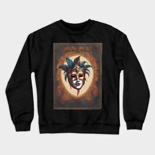 The beautiful masks of the Venetian carnival Crewneck Sweatshirt